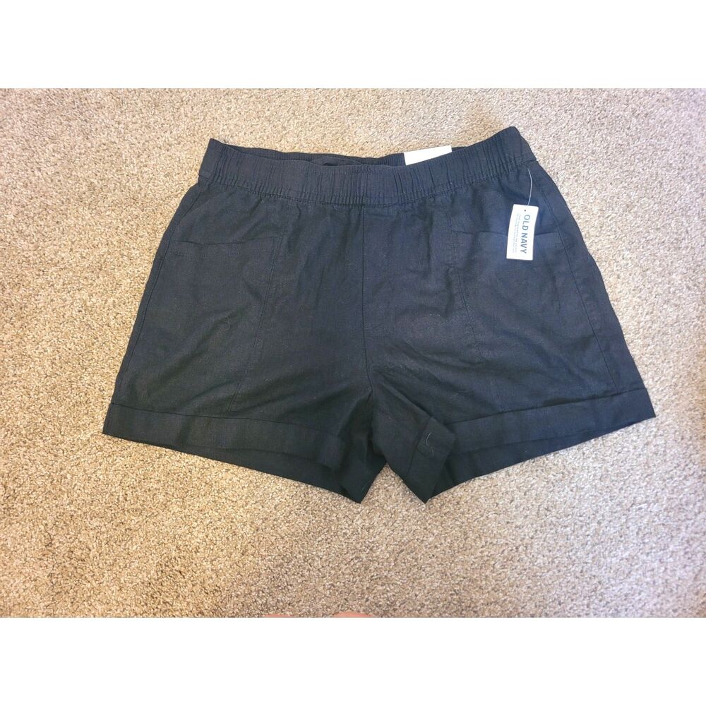 Old Navy Women's Shorts Size M Black High Rise 2.5" Inseam NWT